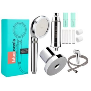 Luxury Silver Shower Filter Set